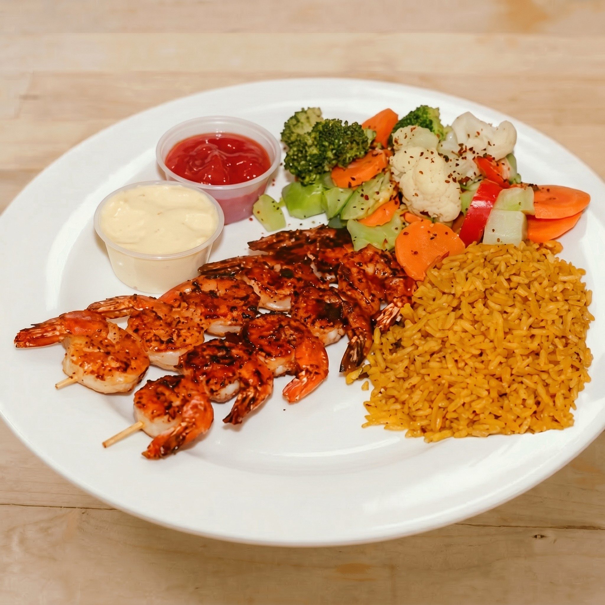 Grilled Shrimp Combo.