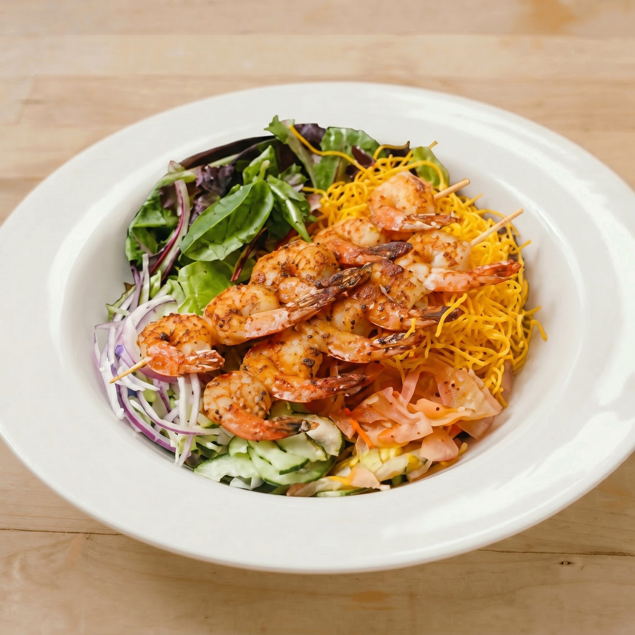 Grilled Shrimp Salad.