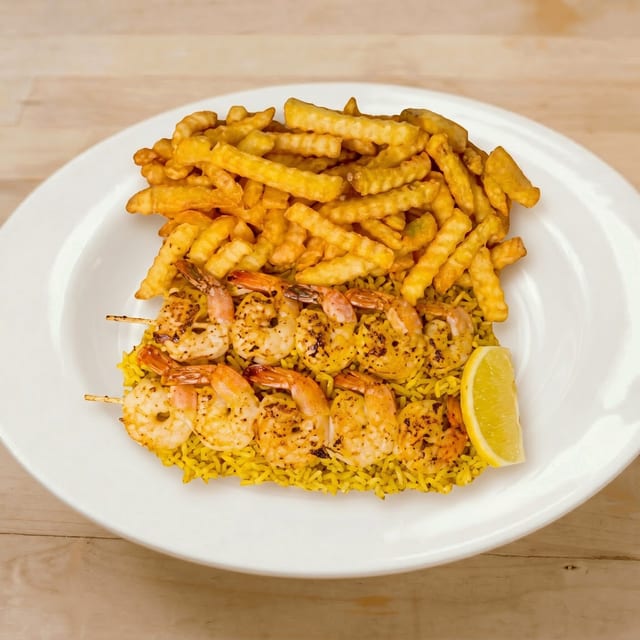 Fried Shrimp Combo.