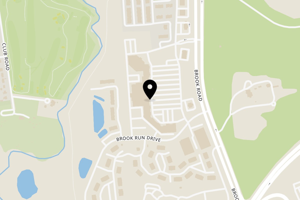 Map showing the location of America's Best Wings on 5650 Brook Road in Richmond